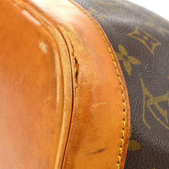 713310L Louis Vuitton Satchel Bag Alma Brown Monogram - Picture 4 of 9